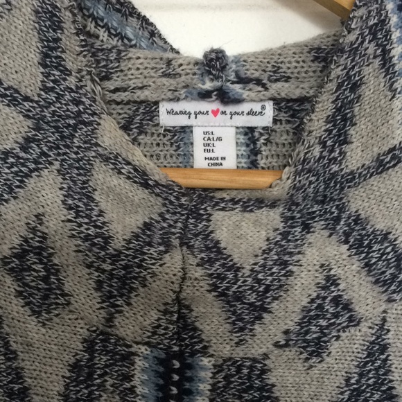 Sweater poncho - Picture 5 of 5